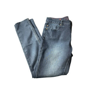 Liverpool Jeans Co Abbys Skin Denim Jeans Women Size 6 Dark Denim Soft Skinny